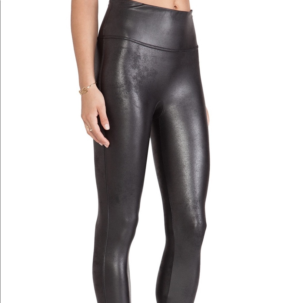 Spanx faux leather leggings